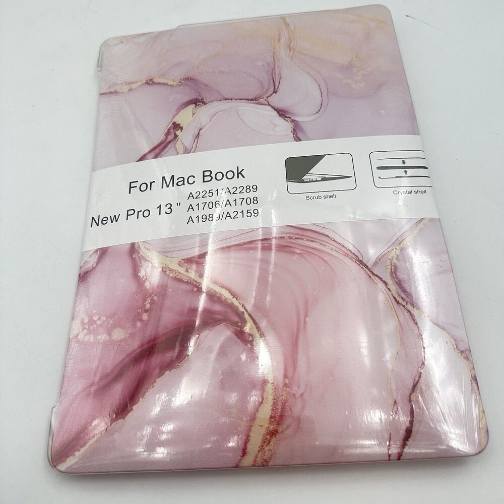MacBook Pro 13” Plastic Hard Case A2251/A2289 A1706/A1708 A1989/21 59 PinkMarble